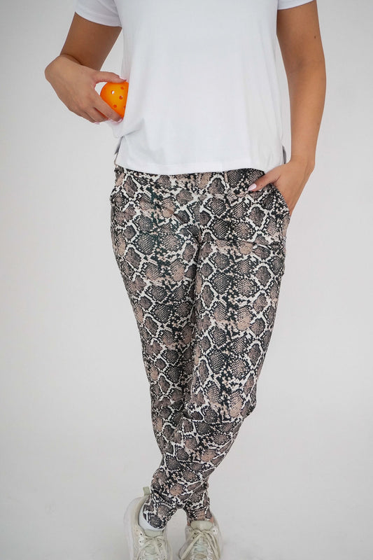 Snake Print Joggers