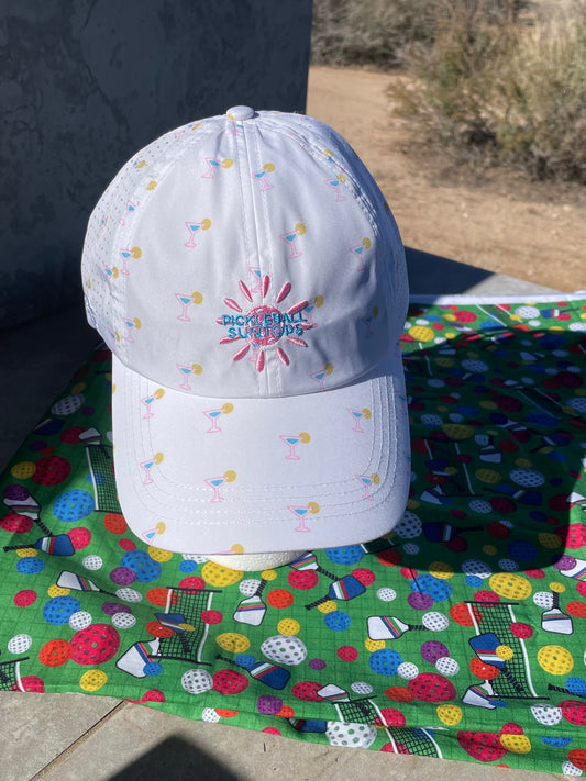 Protective Sun Goddess Cap "Dink Responsibly"