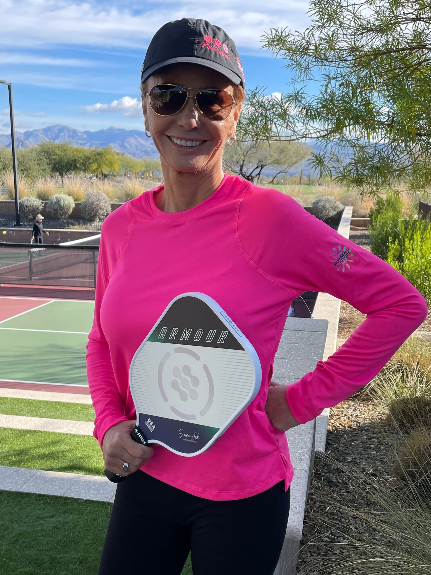 long sleeve pickleball dress Original Long Sleeve Shirt – Pickleball Sun Tops