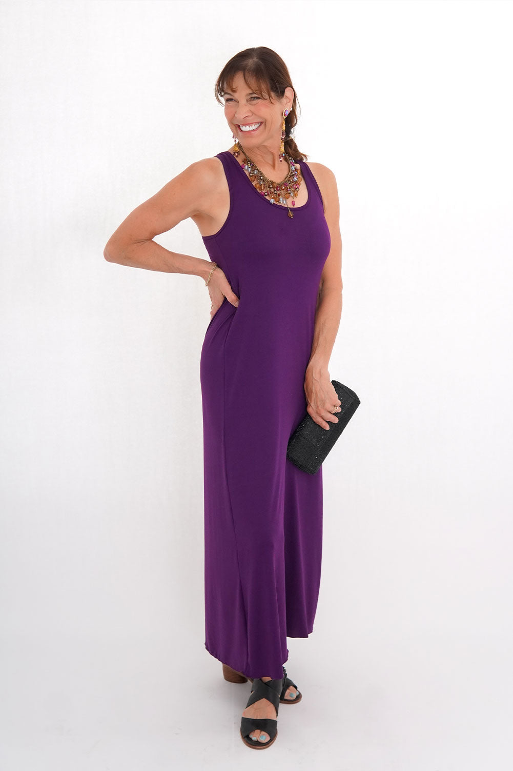 Racerback Full Length Dress